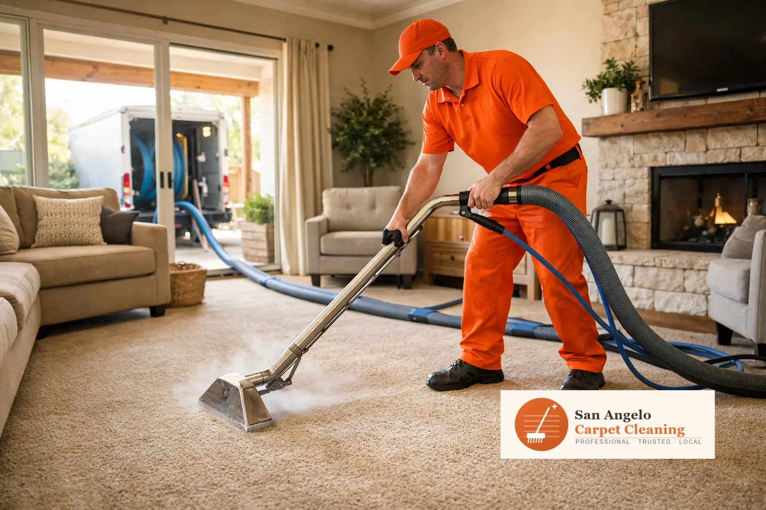 Professional residential carpet cleaning service in San Angelo TX