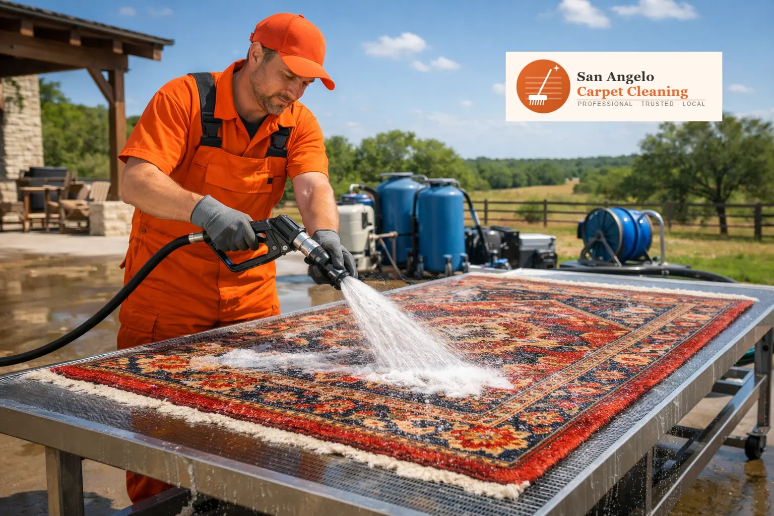 Professional area rug and Persian rug cleaning service San Angelo TX